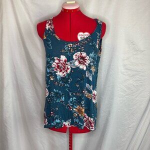 SM193 Lily Morgan sleeveless lace back blouse